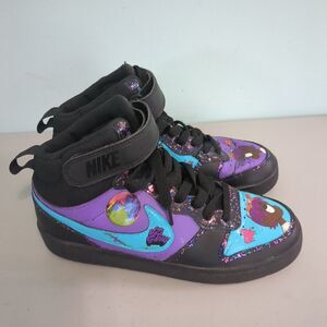 Lil Uzi Vert Custom Hand Painted mid 2 court borough 5y